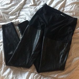 Leith faux leather leggings